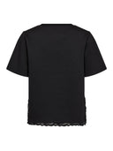T-shirt met kanten zoom evicc lace tee