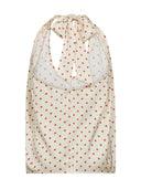 Zijdelook top cambriacc dot top