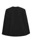 Zwarte cape blazer volacc cape blazer