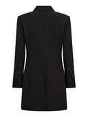 Zwarte blazer jurk volacc pleat dress