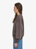 Oversized sweater faded mud