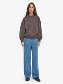 Oversized sweater faded mud