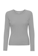 Organic longsleeve met rib