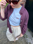 Lichtblauw t-shirt pymaz