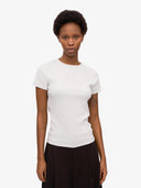 Lichtgrijs t-shirt met rib