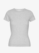 Lichtgrijs t-shirt met rib