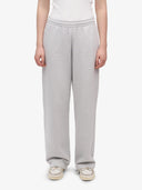 Lichtgrijze straight leg sweatpants