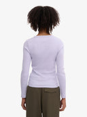 Organic longsleeve met rib