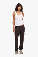 Basis tank top met rib