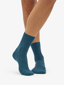 Classic organic sokken in ocean green