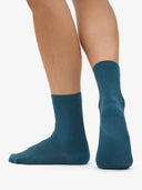 Classic organic sokken in ocean green