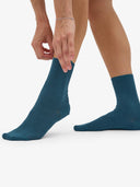 Classic organic sokken in ocean green