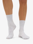 Classic organic sokken in snow melange