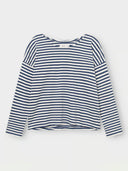 Blauw gestreepte longsleeve humledal