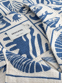 Blauwe blouse torup