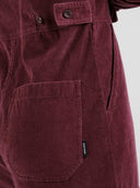 Bordeaux corduroy jumpsuit docksta