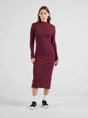 bordeaux jurk lofta