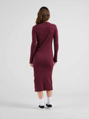 bordeaux jurk lofta