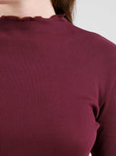 bordeaux jurk lofta