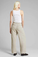 Beige linnen broek vickleby