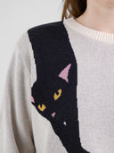 Fijn gebreide trui arendal long cat