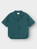 Groene linnen blouse torup