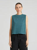 Groene mouwloze top namsos