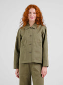 Groene herringbone jacket stiby