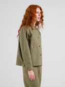 Groene herringbone jacket stiby