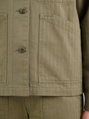 Groene herringbone jacket stiby