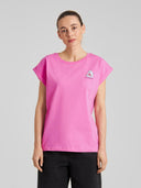 Roze t-shirt met opdruk visby
