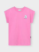 Roze t-shirt met opdruk visby