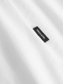 Wit t-shirt met opdruk visby