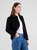 Zwarte corduroy jacket stiby