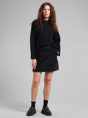 Zwarte corduroy rok majorna