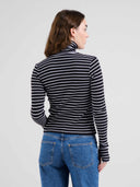 Zwart gestreepte turtleneck malma