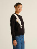 Zwarte trui arendal long cat