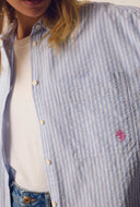 Licht blauwe blouse vilmette