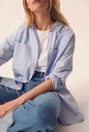 Licht blauwe blouse vilmette