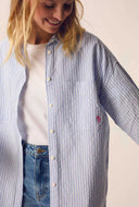 Licht blauwe blouse vilmette