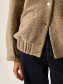 Beige teddy bomberjack hildou