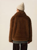 Bruine faux fur jas ybou
