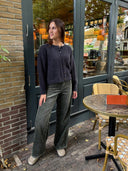 Donkerblauw vest chouette