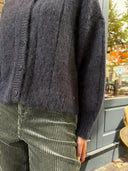 Donkerblauw vest chouette