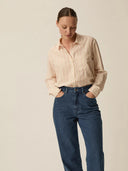 Gestreepte blouse tinette