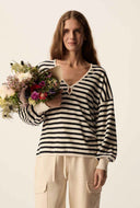 Linnen longsleeve brad