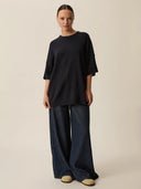 Donkerblauwe pullover aromane