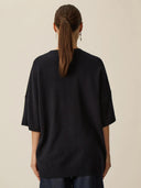 Donkerblauwe pullover aromane