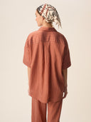 Gestreepte blouse santos