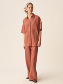 Gestreepte blouse santos